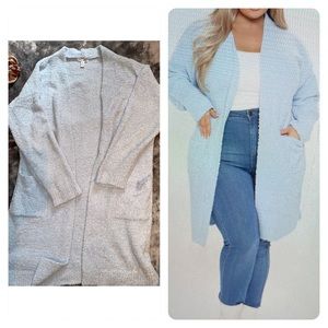 Baby Blue Soft Cardigan